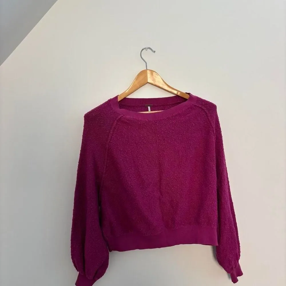 Free-people Women's Purple and Pink Jumper